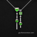 Pendant Jadeite le Fringe